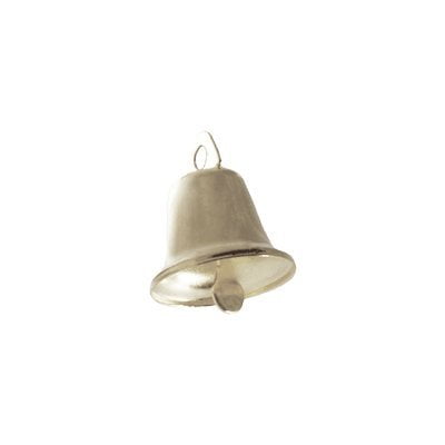 Christmas Shining Liberty Bells Gold or Silver (Silver, 19 mm - 10 pcs)
