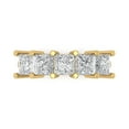 thumbnail image 2 of 2.5 ctw Wedding Band for Women - 14K Yellow Gold Simulated Diamond Stackable Eternity Ring, 2 of 7