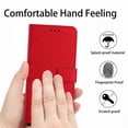 thumbnail image 4 of HT06 For Xiaomi Redmi Note 14 5G Wallet Phone Case Imprint PU Leather Flip Folio Cover - Green, 4 of 5