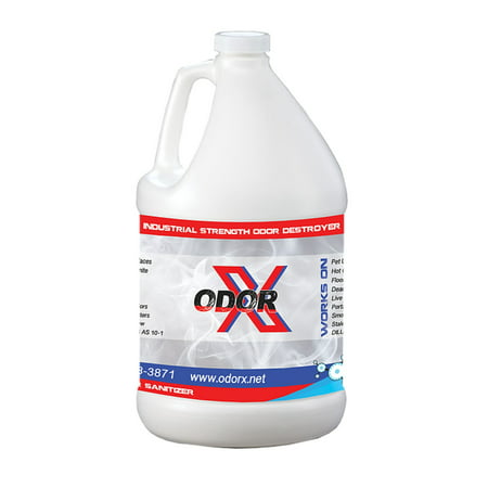 Odor-X (1 Gallon) Industrial Strength, All-Purpose Stain and Odor Remover - Eliminate Pet Urine, Smoke, and Skunk Smells from All Surfaces 1 (Best Skunk Smell Removal Products)