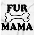 thumbnail image 2 of Fur Mama Cute Pet Owner Cat Dog Mom Women Plus Size Long Sleeve Graphic Tee Brisco Brands 3X, 2 of 5