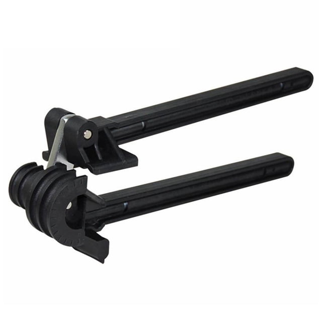 Doblador de tubos combinado 4 en 1 de 180 grados para tubos de cobre negro.