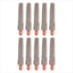 thumbnail image 1 of 10 Piezas Puntas de Contacto Recubiertas para Soldadura MIG, Resistentes A la Temperatura, de 45 mm de Diámetro, para Accesorios de Soldadura de CO2 de 200 A y 500 A., 1 of 8