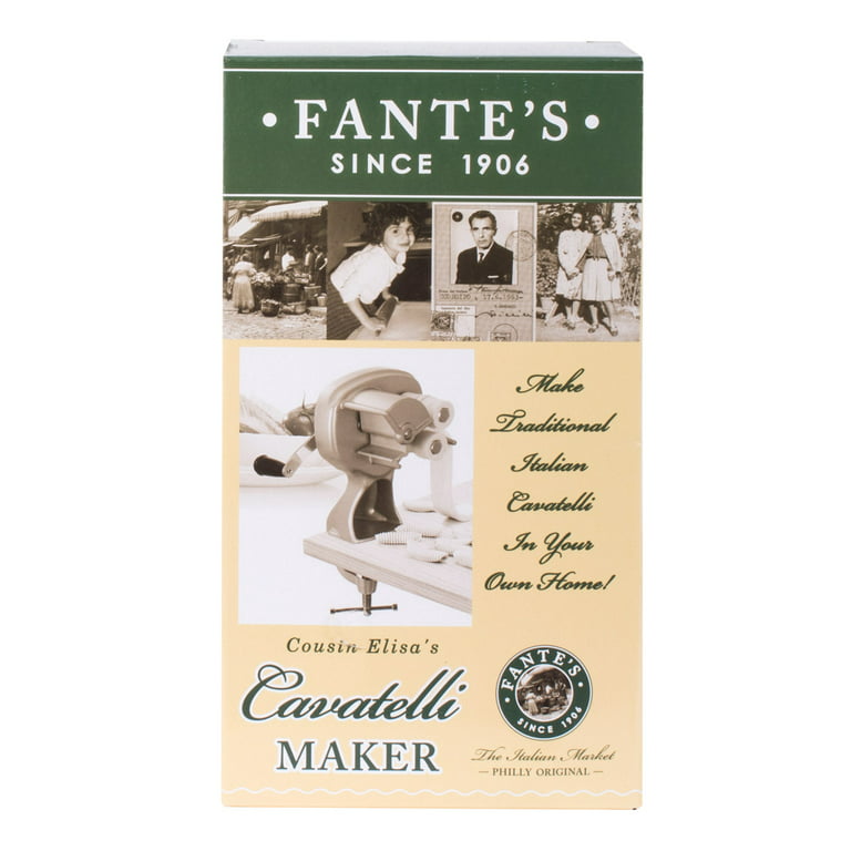 Fantes Non-Stick Cavatelli Maker Machine for Authentic Italian