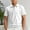 C-White301, variant on JIAYUE Spring Fall Tops For Boys Girls Solid Color Short Sleeve Collared Zipper Lapel Blouse For Teen Youth Seasonal Layering