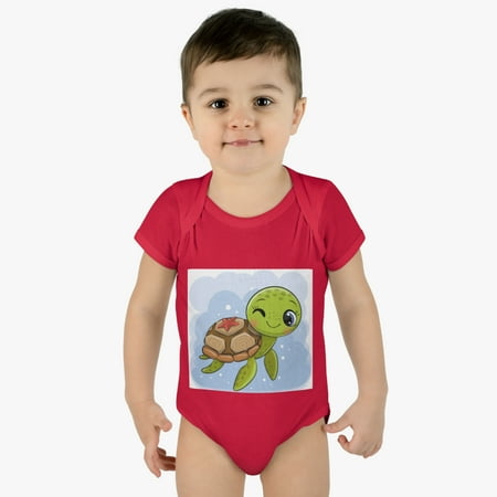 

Baby Turtle Baby Rib Bodysuit