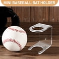 thumbnail image 2 of 2pcs Wall Mount Baseball Bat Holder Display Stand For Collectibles Baseball Display Stand Bat Wall Mount Holder Display Rack, 2 of 8