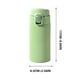thumbnail image 3 of Vaso de agua portátil y moderno de acero inoxidable para hombres y mujeres con asa y tapa de rebote, taza aislante de 320 ml., 3 of 6