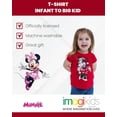 thumbnail image 2 of Disney Minnie Mouse Christmas Toddler Girls T-Shirt Infant to Big Kid, 2 of 5