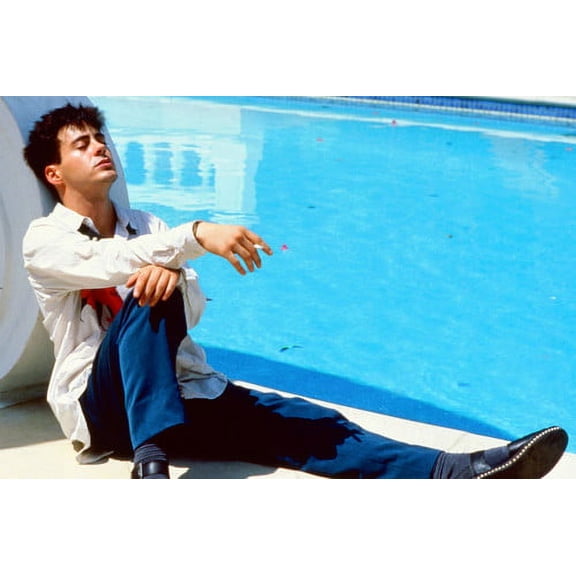 Robert Downey Jr. Less Than Zero Cult Iconic Smoking By Pool 24x36 Poster