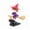 Purple, variant on Car Dashboard Wobble Ornament, Halloween Witch Broom Inertia Swinging Figurine, Battery-Free Plastic Decor For Car Interior & Desk Halloween Gift