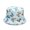 Light Blue, variant on Butterfly Print Fisherman Hat Summer Cotton Double-sided Outdoor Bucket Sun Cap