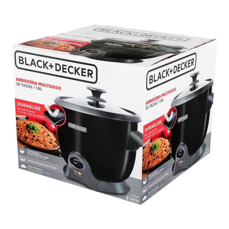 Black + Decker 20 Cup / 1.8L Multi Use Rice Cooker - Walmart.com