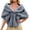 Dark Gray, variant on Womens Shawl Wraps for Evening Dresses Faux Fur Elegant Cape for Wedding Formal Party Shawls