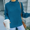 thumbnail image 2 of Mock Neck Waffle Knit Sweater, 2 of 3