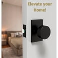 thumbnail image 2 of Mega Handles | Laura Privacy Knob | Matte Black, 2 of 4