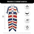 thumbnail image 6 of FKELYI Kimono Coverups for Women Soft Beach Cover Up US 250th Anniversary Star Eagle Print Half Sleeve Summer Cardigan Bikini Cover Ups Resort Wear Casual Cruise Outfits, 6 of 6