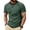 141#Dark Green, variant on Men's T-Shirts Casual Short Sleeve Crewneck Tee Soft Lightweight Basic T-Shirt Black 2XL