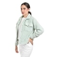 thumbnail image 2 of Chamarra Teddy con brillo Roman Fashion /Juvenil, 19462 (Menta) verde claro CH, 2 of 5