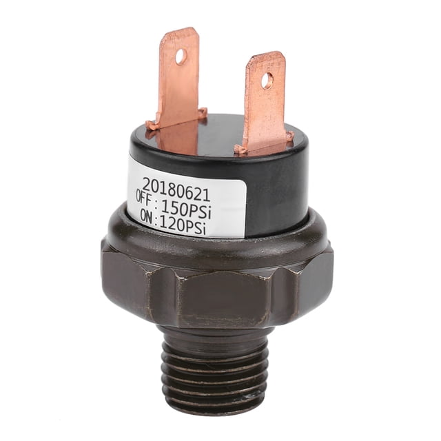 Interruptor de presión de Aire ANGGREK Piezas de compresor de Aire Carcasa de metal 12 V