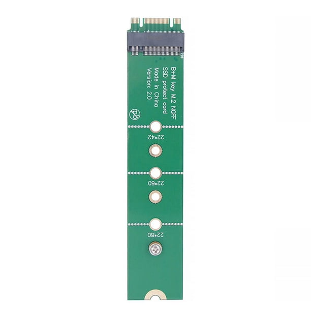 Placa de extensión NGFF NVME AHCI, tarjeta de protección SSD macho a hembra (TECLA B)