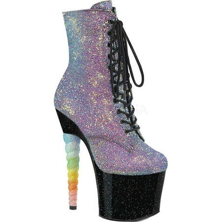 

Women s Pleaser Unicorn 1020G Lace-Up Ankle Boot