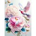 thumbnail image 1 of Birds And Flowers Art Diamond Painting Full Drills Peony Parrot Landscape Embroidery Square Round Mosaic Cross Stitch S526round 30x40cm Gao Jinjia LED, 1 of 2