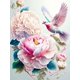 thumbnail image 1 of Birds And Flowers Art Diamond Painting Full Drills Peony Parrot Landscape Embroidery Square Round Mosaic Cross Stitch S526square 40x50cm Gao Jinjia LED, 1 of 2