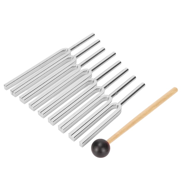Horquillas De Afinación Curativas, Reparación De ADN Purificar La Mente Juego De Horquillas De Afinación Juego De 8 Piezas Para Clínica Para Terapeuta Ccdes Stainless Steel Chakra Tuning Fork