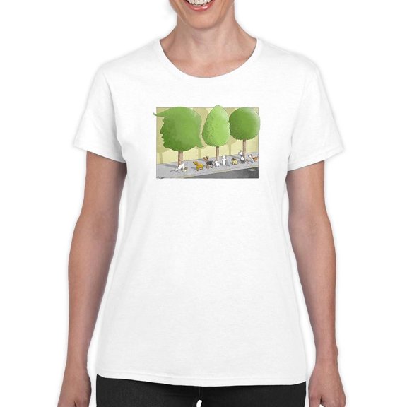 The Chosen Tree T-Shirt Women -Engin Selcuk Designs, Female Small