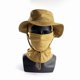 thumbnail image 5 of Senderismo Pesca Benny Sombrero Deportes al aire libre Protección UV Cuello Camuflaje de la cara Sombrero y máscara de Benny ajustable, 5 of 5