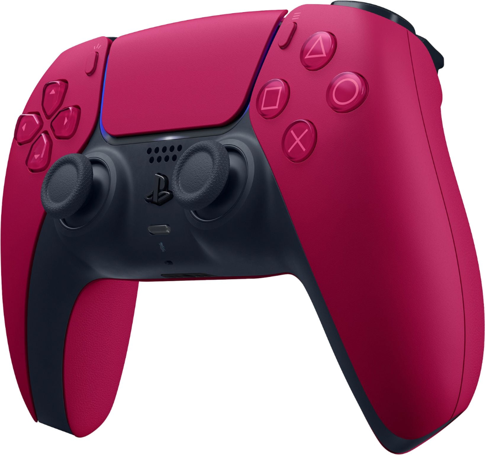 PlayStation 5 DualSense Controller Cosmic Red with Spider-Man 2 and Mytrix Hard Shell Controller Protective Case - 3 in 1 Bundle for PS5
