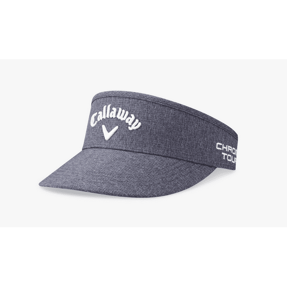 NEW 2025 Callaway Golf High Crown Tour Authentic Heather Charcoal Adjustable Golf Visor