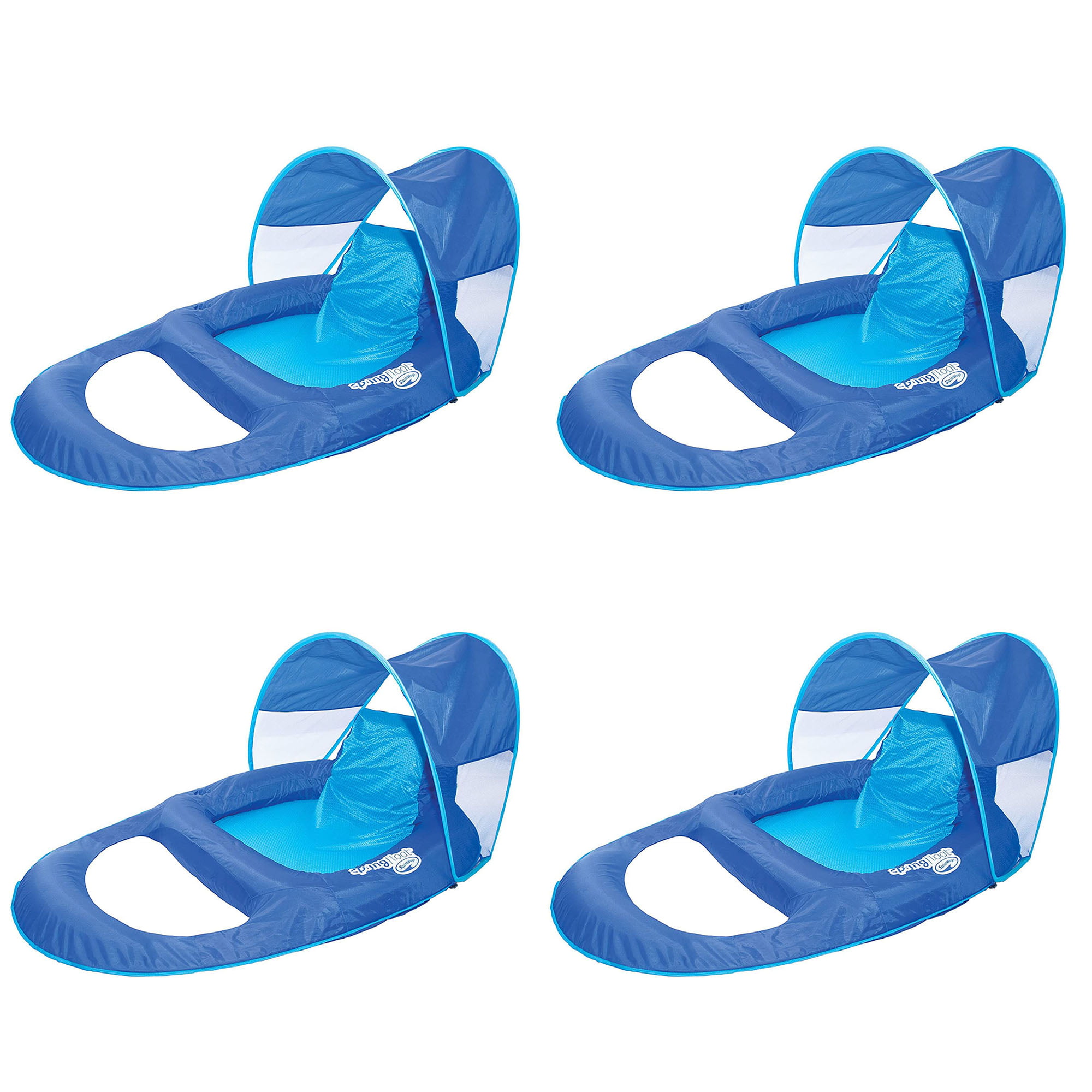Details about   SwimWays Spring Float SunSeat Pool Summertime Relaxation Lounger Blue 4 Pack 