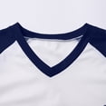 thumbnail image 4 of Sanbonepd Baseball Graphic Tees for Women Shirts Mom Tshirt Heart Funny Short Sleeve Tops Loose Fit Baseball Lovers Fan Summer T Shirts Dark Blue, 4 of 8