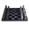 thumbnail image 1 of NOVIcA Juego de ajedrez de mármol Sophisticate tallado a mano decorativo NOVICA 80877300, 1 of 1