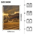 thumbnail image 3 of Farms with Sunshine Notebooks 1-subject Journal 60 Sheets A5 College Ruled Paper Detachable Ring 8.3"x5.7", 3 of 8