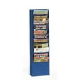 thumbnail image 1 of Durham 402-10 Steel 11 Contour Pocket Vertical Literature Rack, Blue, 1 of 1