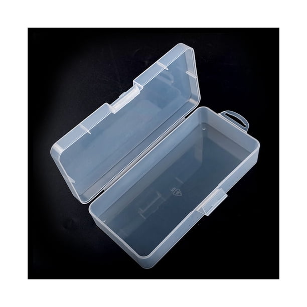 Inteprter Caja de almacenamiento transparente, contenedor transparente, organizador de herramientas de mano de cuentas portátil reutilizable para Almacenamiento y organización del hogar Inteprter HA076826-00B