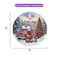 thumbnail image 5 of Santa is Coming Cane Corso Merry Christmas Xmas Noel Truck Tree Ceramic Round Ornament Italian Mastiff Dog Lover Gifts Idea Home Tree Decor - 02023, 5 of 5
