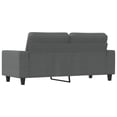 thumbnail image 3 of vidaXL 2-Seater Sofa Dark Grey 140 cm Fabric, 3 of 5