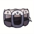 thumbnail image 1 of Tente Portable pour Animaux de Compagnie - Lit et Parc Pliables pour Chats et Chiens - Offre Confort, 1 of 5