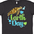 thumbnail image 4 of Inktastic Earth Day Sea Turtle and Hearts T-Shirt, 4 of 5
