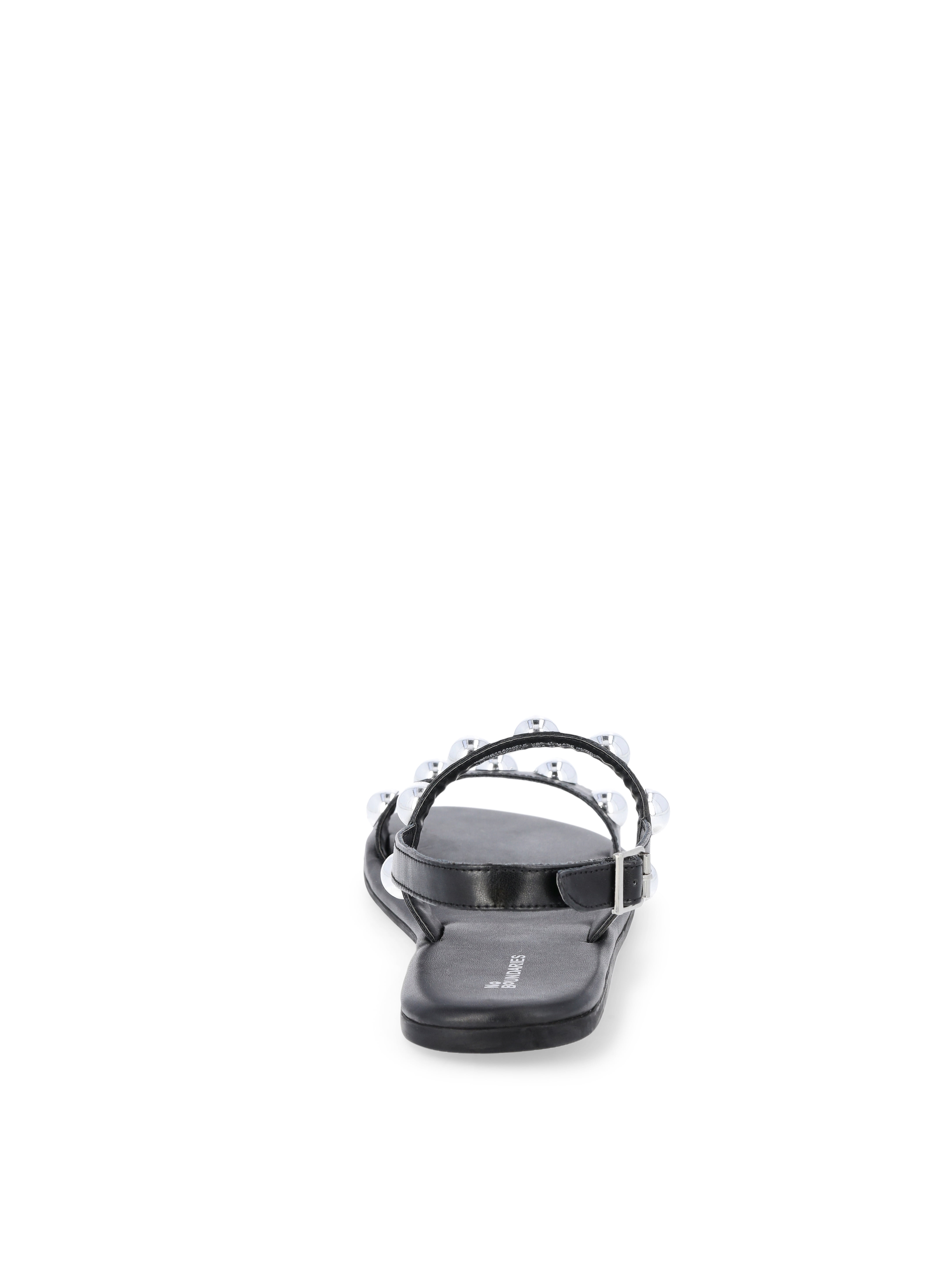 No Boundaries Women's Studded Flat Sandals