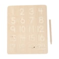 thumbnail image 3 of Miangastore Number Recognition Kids Writing Helper Ivory Wood 1 Set 8.7x7.1in, 3 of 9