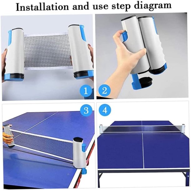 Red de ping pong retráctil mejorada, accesorio de repuesto para red de tenis de mesa