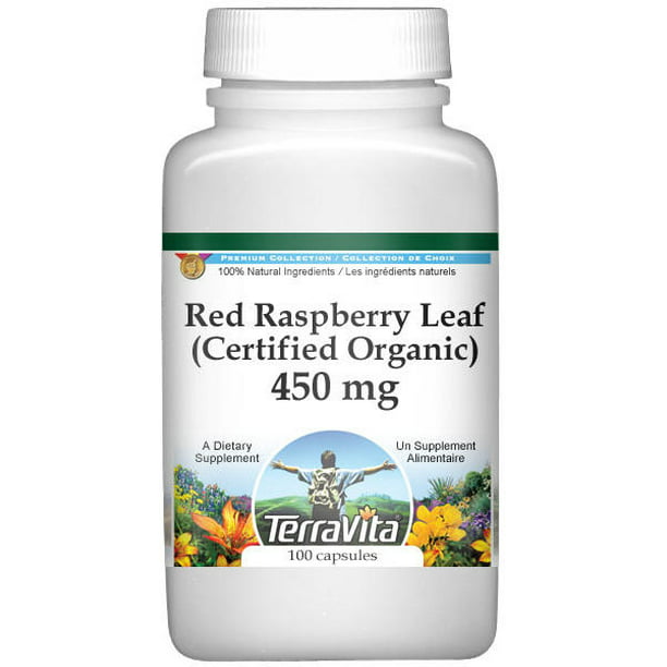 TerraVita Red Raspberry - 450 mg, (Organic, 100 Capsules, 2-Pack, Zin: 518667) - Walmart.com
