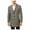 Black - blackoffwhite, variant on Tallia Mens Plaid Three Button Blazer Jacket, Black, Large (Regular)