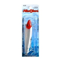 MirrOlure Classic 52M Series 3-5/8” - Red Head/White Back & Belly