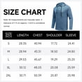 thumbnail image 5 of AZoiNM Men's Urban Fashion Hoodie, Casual Button-Down Sweatshirt, Lightweight Long Sleeve Hooded Pullover for All Seasons, 5 of 10